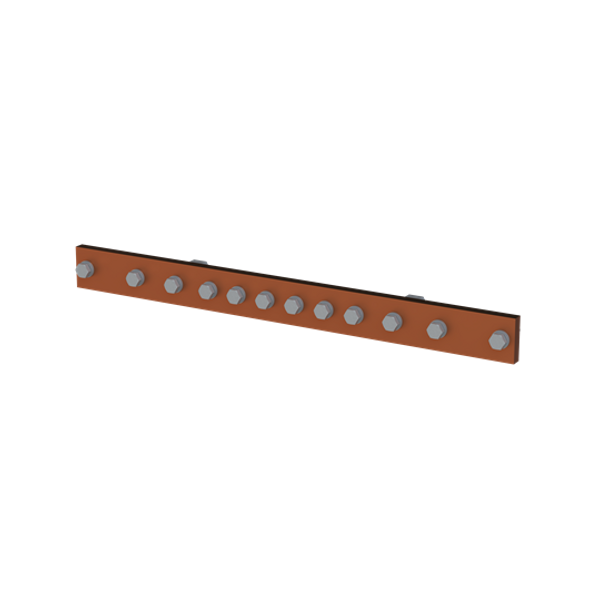 QR8HP2010 Horizontal PE busbar, 20 mm x 800 mm x 10 mm image 2