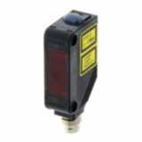 Photoelectric sensor, rectangular housing, red laser class 1, through- image 1