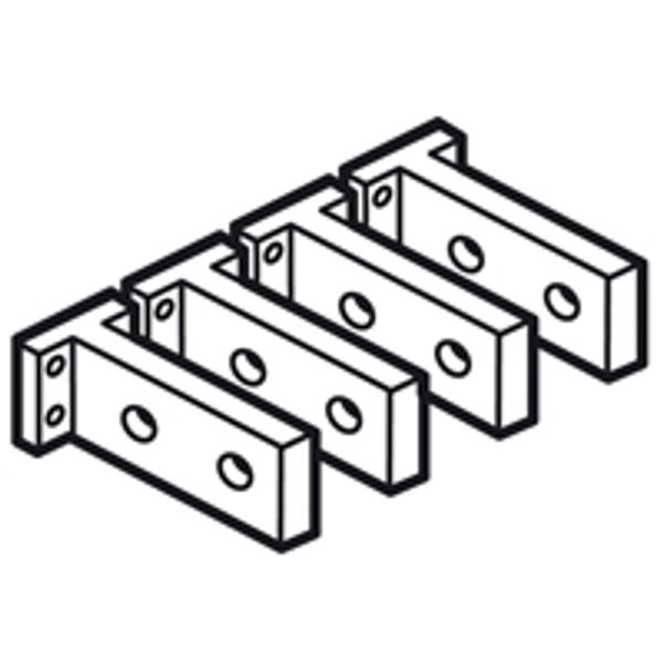 Rear terminals (6) - for DPX 1250/1600 - short - incoming or outgoing - 3P image 1