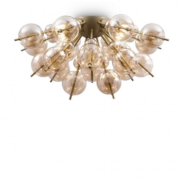 Modern Bolla Ceiling Lamp Brass image 2