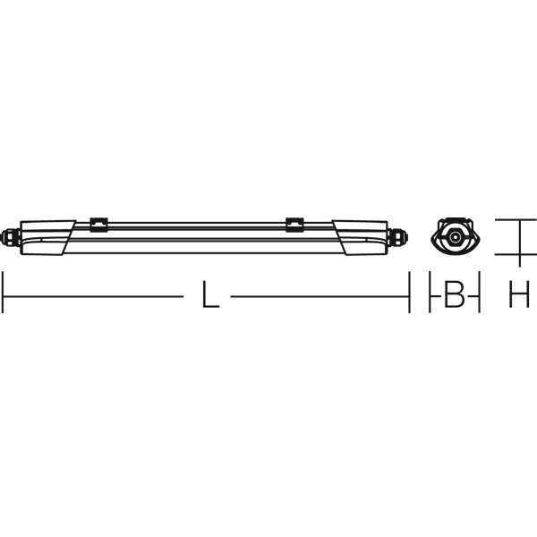 PLANOX PRO, 21 / 35 W, 3200 / 5200 lm, 840, white, on/off Ceiling and  image 3