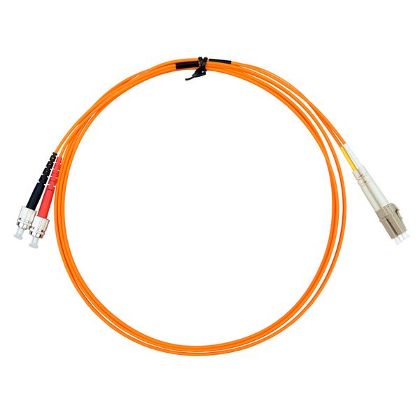 FO Patchcord Duplex LC/FC,62,5/125æm OM1, LS0H, orange, 5m image 2