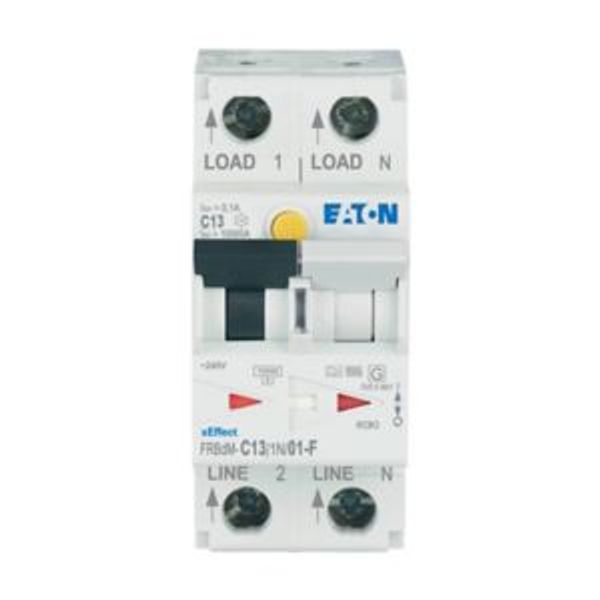 Digital RCD/MCB combination, 13 A, 100 mA, MCB trip characteristic: C, 1p+N, RCD trip characteristic: F image 10