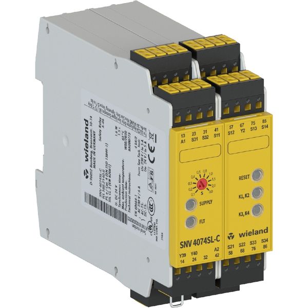 DEVICE FOR MONITORING OF SAFETY-RELATED CIRCUITS SNV4074SL-A 30S AC115-230V image 1