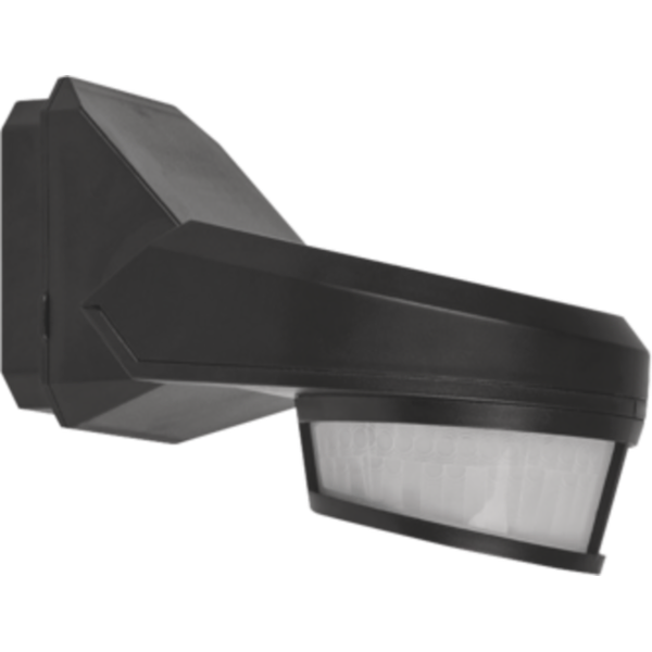 Motion detector, 230 V, 16 m, 240°, IP54, for surface mounting, black image 1