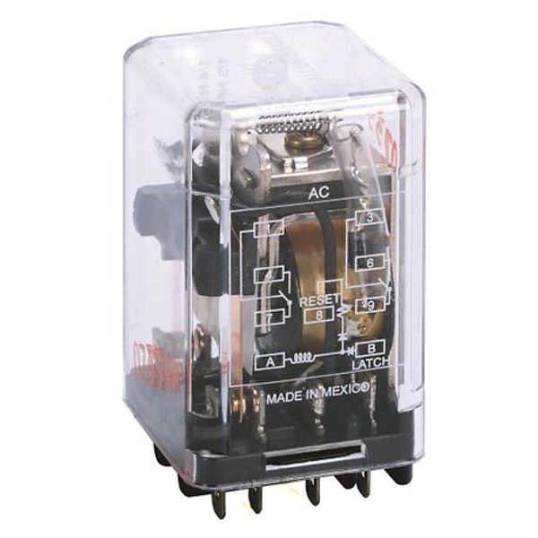 Allen-Bradley, 700-HJ General Purpose Magnetic Latching Relay, 10 Amp Contact, DPDT, 120V 50/60Hz image 1