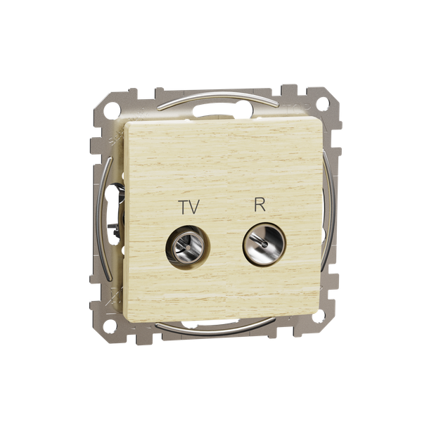 TV/R connector 7db, Sedna, Wood birch image 5