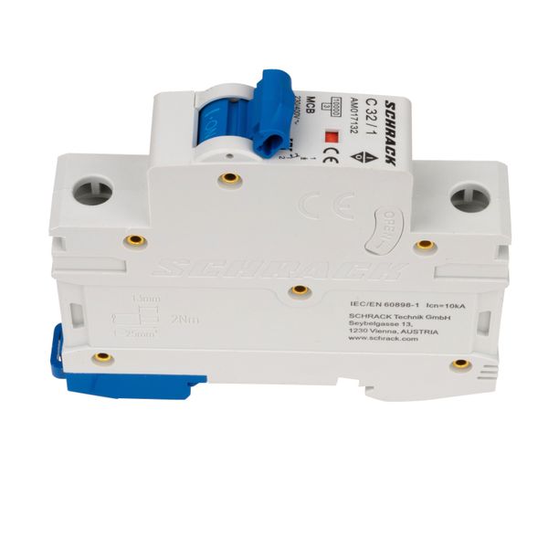 Miniature Circuit Breaker (MCB) AMPARO 10kA, C 32A, 1-pole image 6