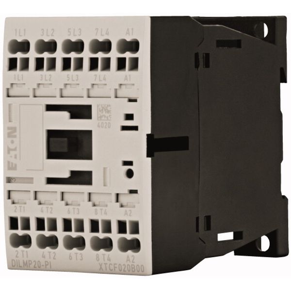 Contactor, 4 pole, AC operation, AC-1: 22 A, 230 V 50/60 Hz, Push in terminals image 2