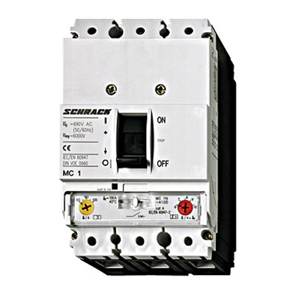 Moulded Case Circuit Breaker Type M, 3-pole, 100kA, 63A image 1