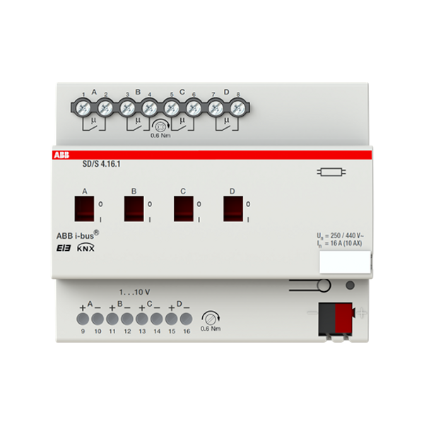 SD/S 8.16.1 SD/S8.16.1 Switch-/Dim Actuator, 8-fold, 16 A, MDRC image 5