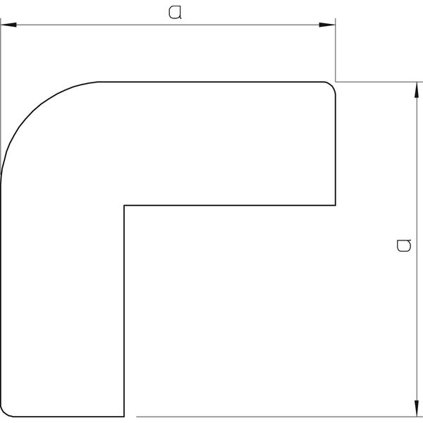 WDK HA10020RW External corner hood  10x20mm image 2