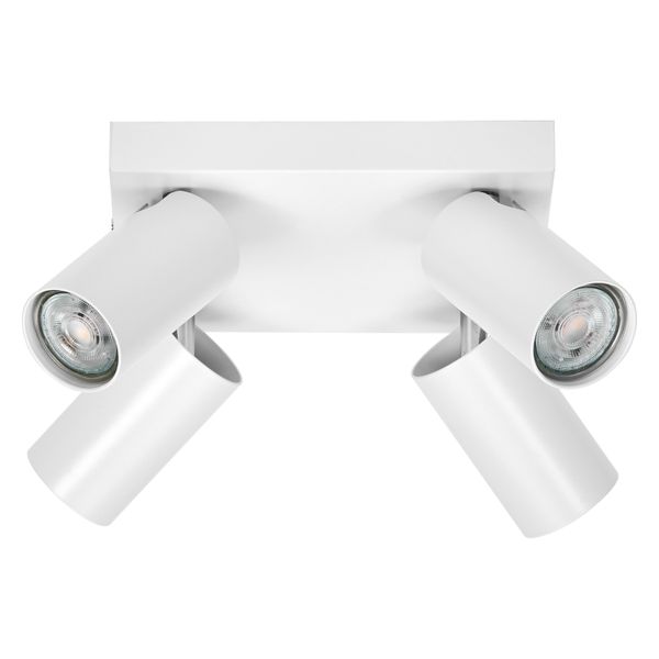 LED SPOT OCTAGON WHITE Plate 4x3.4W 927 DIM image 9