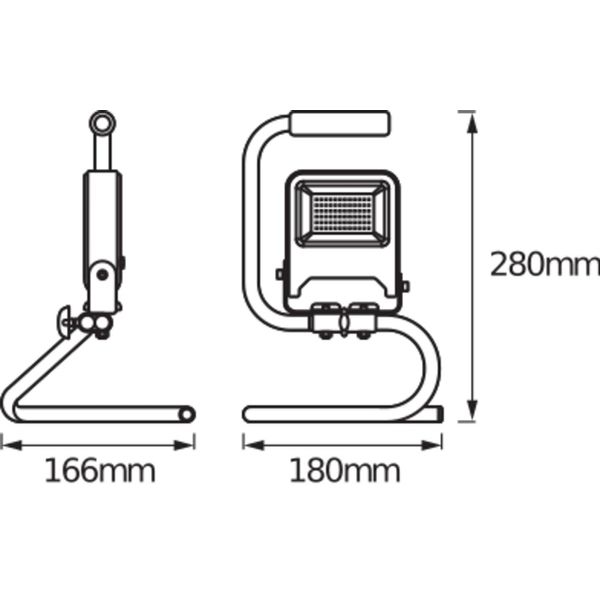 WORKLIGHTS S-STAND 20 W 4000 K image 5