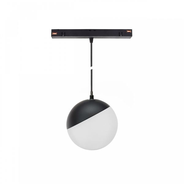 SYSTEM SHIFT - GLOBE P SUSPENDED SPHERE TRACK LIGHT 100MM (850MM CABLE) 5W 165DEG BLACK 5Y WARRANTY CASAMBI image 1