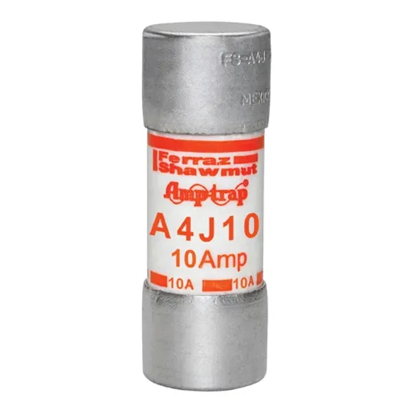 Fuse A4J - Class J - Fast-Acting 600VAC 300VDC 10A Ferrule image 1