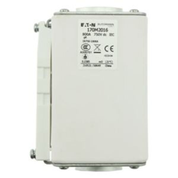 Fuse-link, high speed, 160 A, DC 750 V, compact size 1, 41 x 59 x 128 mm, aR, IEC, single indicator image 11