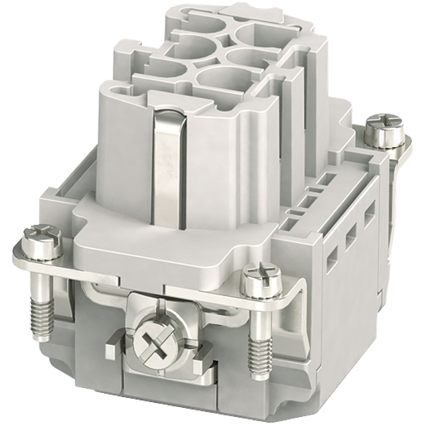 B6 female 6-pole, Push-in, 500 V, 16 A image 1