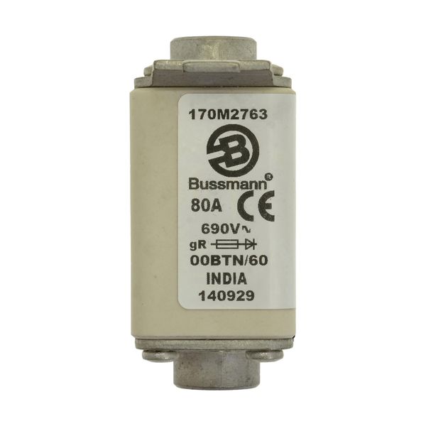 Fuse-link, high speed, 40 A, AC 690 V, size 00, 30 x 62 x 64 mm, aR, IEC, single indicator image 5