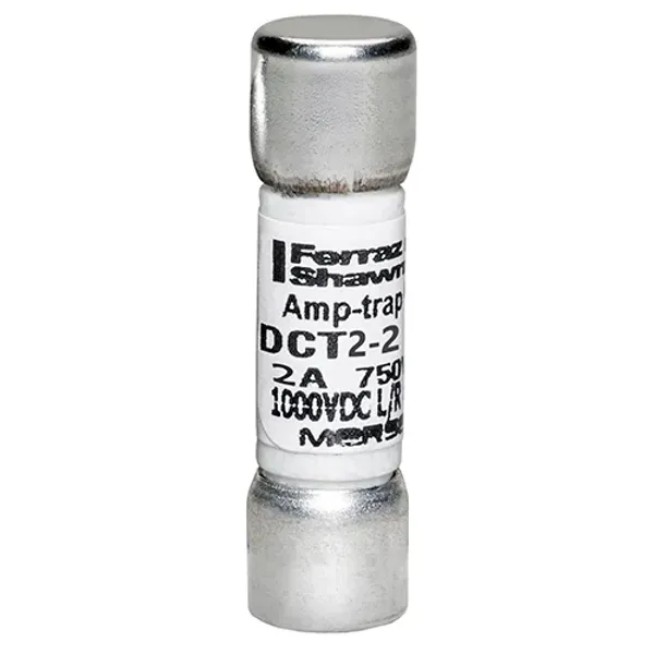 Fuse DCT - Midget - Fast-Acting 750VAC 1000VDC 2A Ferrule image 1