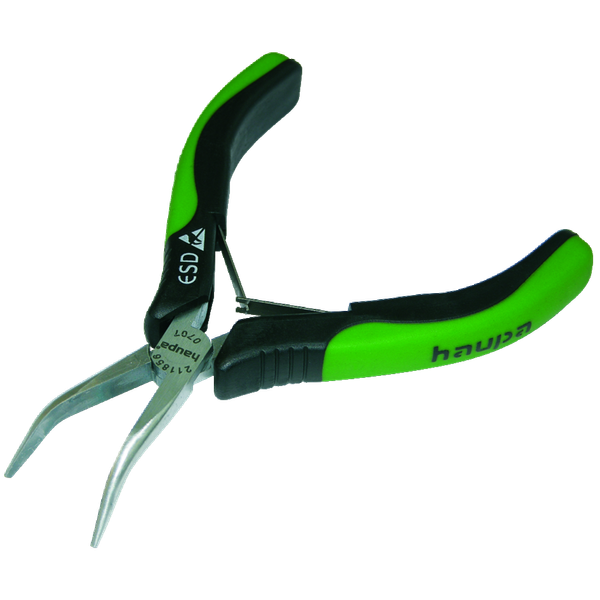 Electronics ESD flat bending pliers 130 mm 45° image 2