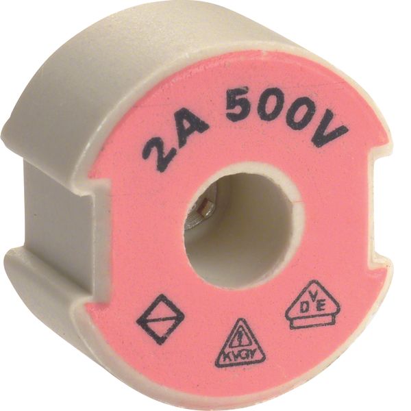 Push-in gauge screw DII E27 500V ceramics 10A according DIN 49516 image 1