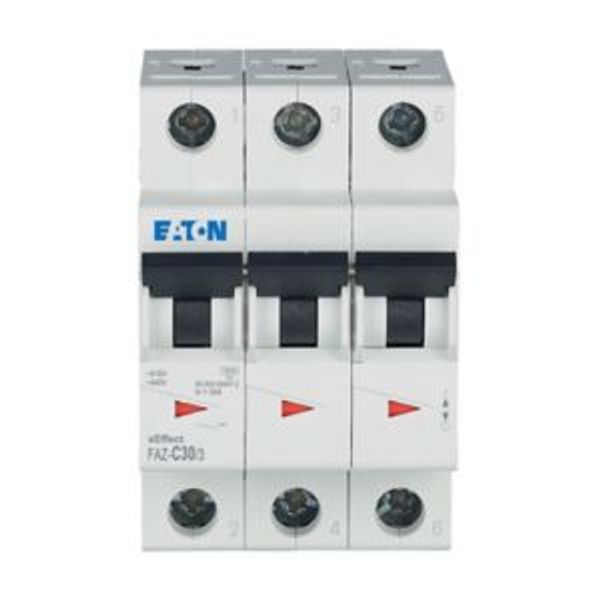 Miniature circuit breaker (MCB), 30 A, 3p, characteristic: C image 13