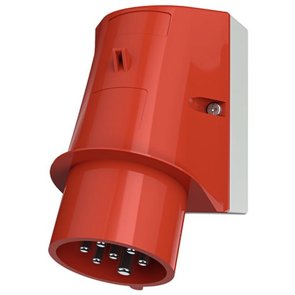 Wall mounted inlet, 16A7p6h400V, IP44 image 2