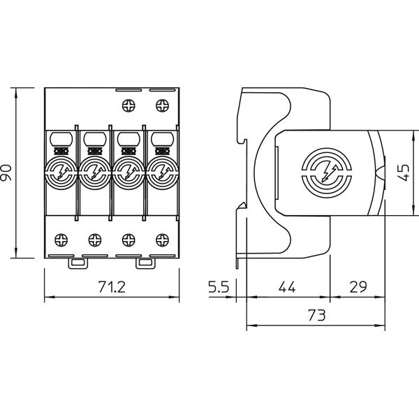 V20-4-280 SurgeController V20 4-pole 280V image 2