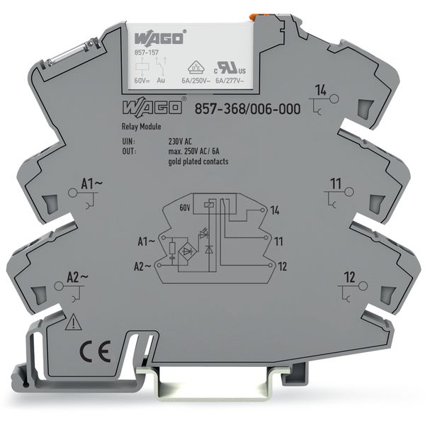 Relay module Wago 230V 6A DC 857-368/006-000 image 2