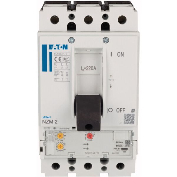 NZM2 PXR20 circuit breaker, 220A, 3p, screw terminal image 3