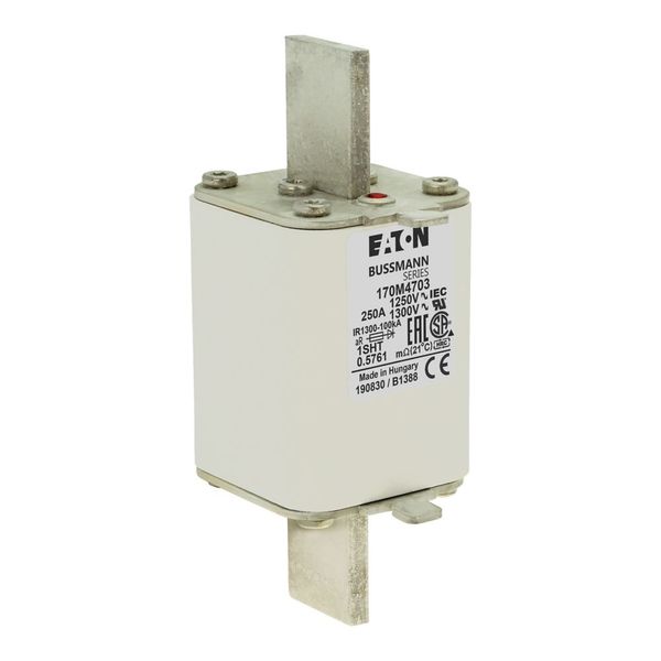 Fuse-link, high speed, 250 A, AC 1250 V, size 1, 53 x 63 x 135 mm, aR, IEC, single indicator image 9