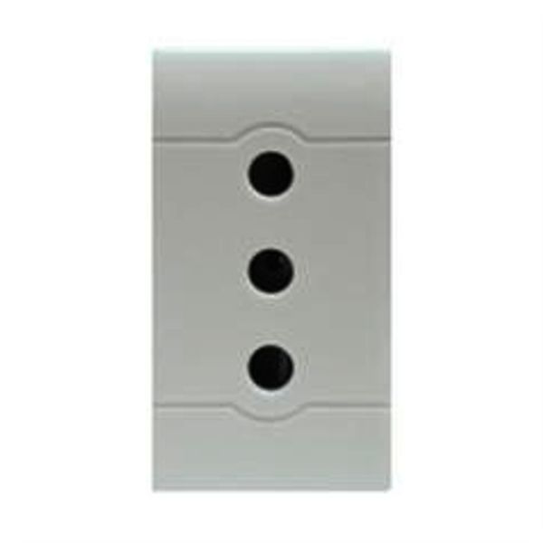 SOCKET ITAL.ST.2P+E 10A GREY image 3