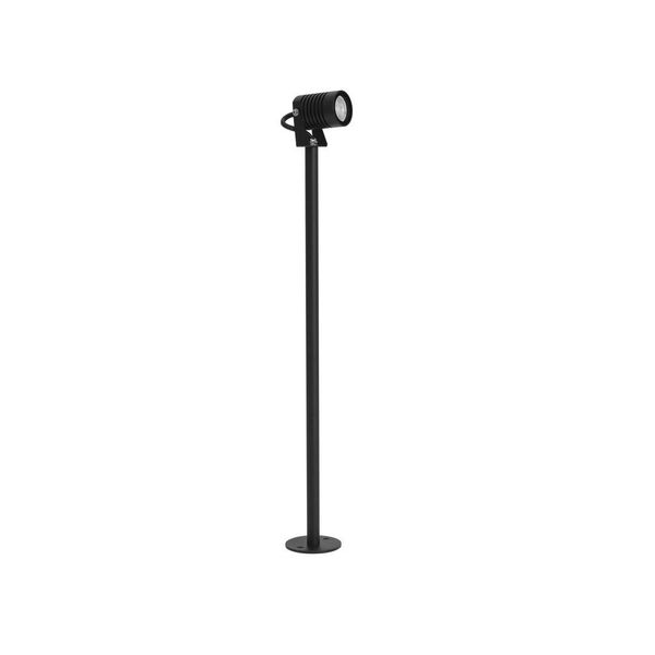 Black Aluminium & Glass LED 5 Watt 378Lm 3000K 100-240 Volt Beam Angle 21O IP65 D: 5 W: 9 H: 64 cm image 1