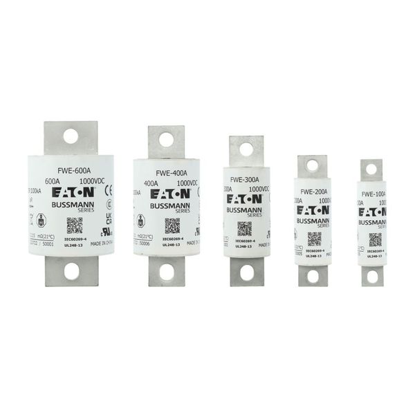 FWE-350A 1000Vdc IEC/UL 350A aR 50mm Round fuse image 9