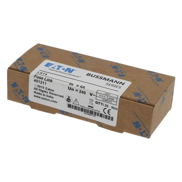 Fuse-link, LV, 4 A, AC 240 V, BS88, 15 x 49 mm, gL/gG, BS image 12