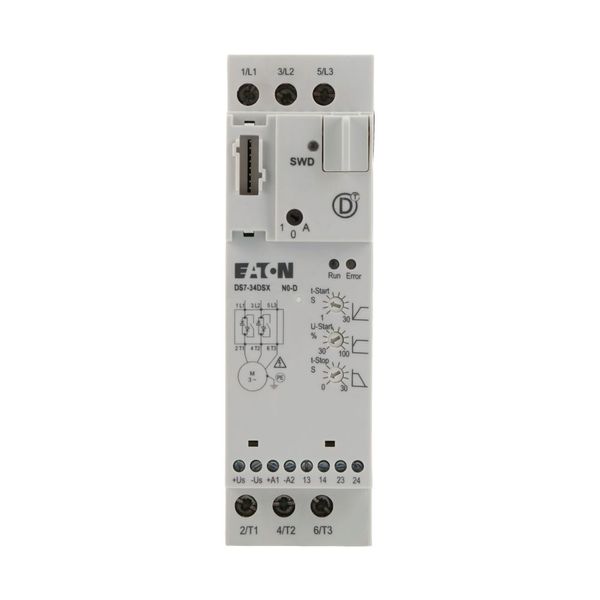 Soft starter, 16 A, 200 - 480 V AC, 24 V DC, Frame size: FS2, Communication Interfaces: SmartWire-DT image 4