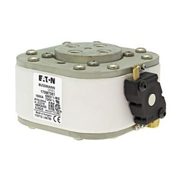 Fuse-link, high speed, 2300 A, AC 800 V, size 4, 120 x 105 x 94 mm, aR, IEC, single indicator image 3