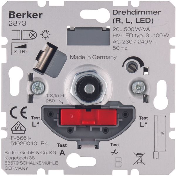 Rotary dimmer LV with soft-lock house electronics image 1