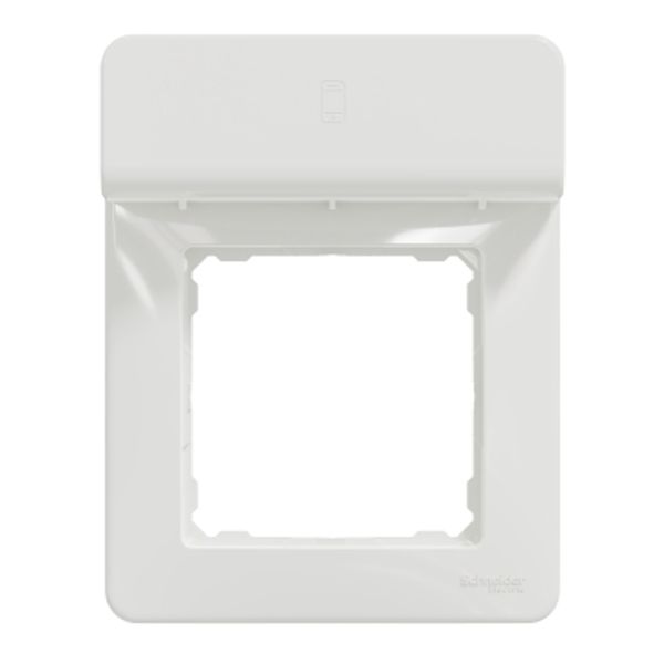 Sedna Design & Elements, Frame support for mobile 1 gang, professional, white image 3