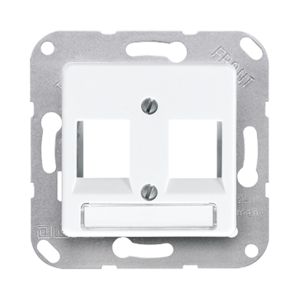 Centre plate for modular jack sockets 169-2NWEWW image 3