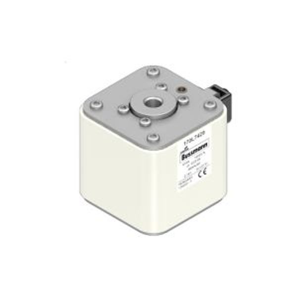 Fuse-link, high speed, 630 A, AC 1000 V, Size 3, 76 x 92 x 83 mm, aR, IEC, single indicator image 3