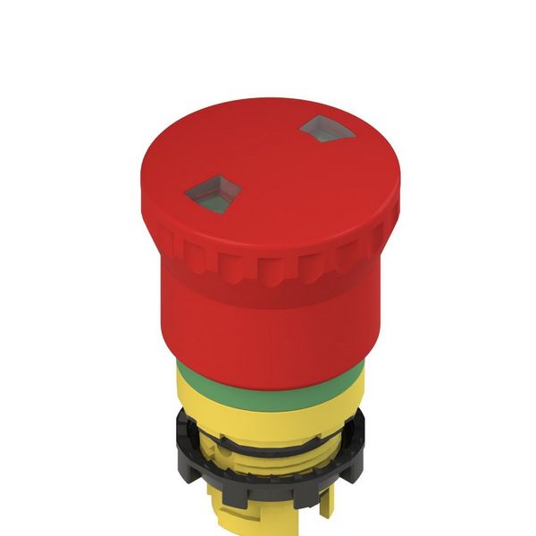 Emergency button with push-pull release E2 1PEPF4731 image 1