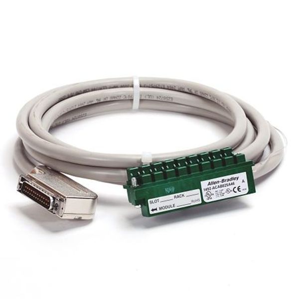 Allen-Bradley 1492-ACAB025AC69 Connection Products, Analog Cable, 2.5 m (8.2 ft), 1769-OF4 (C) image 1