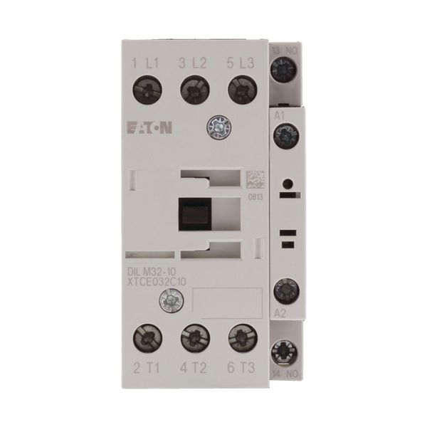 Contactor, 3 pole, 380 V 400 V 15 kW, 1 N/O, 110 V 50/60 Hz, AC operation, Screw terminals image 13