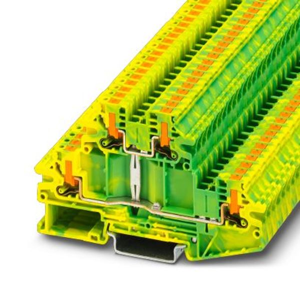 PTTBV 2,5-PE - Protective conductor double-level terminal block image 3