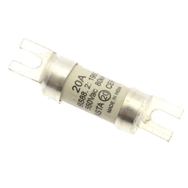 Fuse-link, LV, 20 A, AC 550 V, BS88/A1, 14 x 55 mm, gL/gG, BS image 4