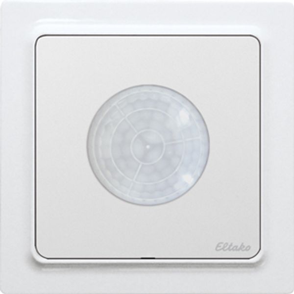 Wireless motion sensor in E-Design55, pure white glossy image 1