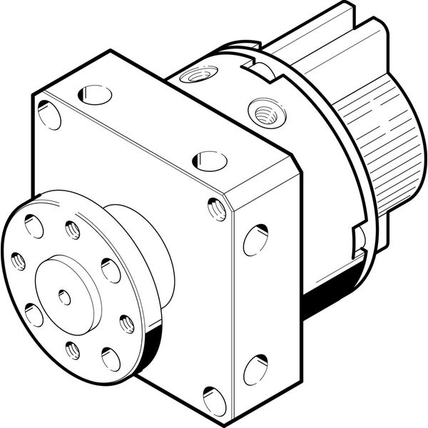 DSM-8-180-P-A-FW Rotary actuator image 1