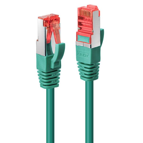 3m Cat.6 S/FTP Network Cable, Green RJ45, M/M, 250MHz, Copper, 27AWG image 1